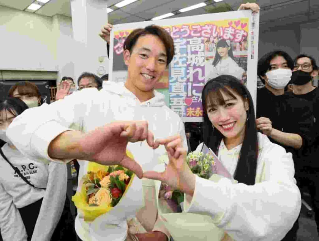 宇佐美慎吾と高城れにの結婚