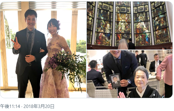 姉の結婚式での写真