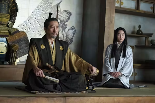 真田広之とアンナ・サワイ「SHOGUN　将軍」