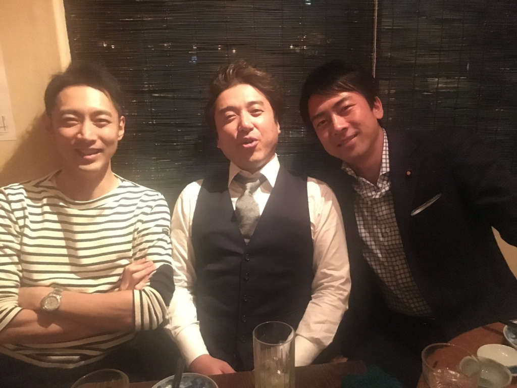 ムロツヨシと小泉孝太郎と小泉進次郎